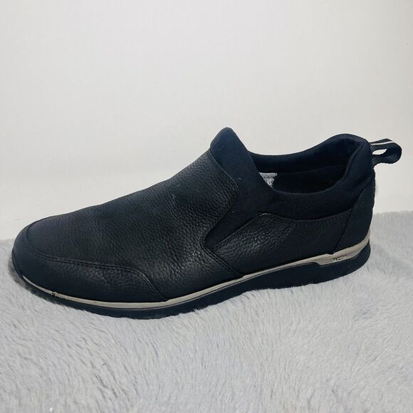 Johnston Murphy Shoes Mens 12M Black Leather XC4 Slip On Comfort Waterproof - Picture 6 of 11